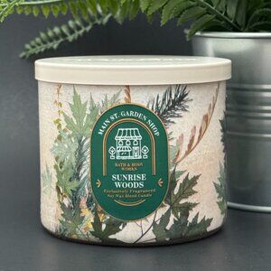 BBW Sunrise Woods Bath & Body Works 3 Wick Candle